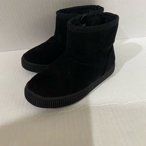 Cat & Jack a toddler girl black boots size 8